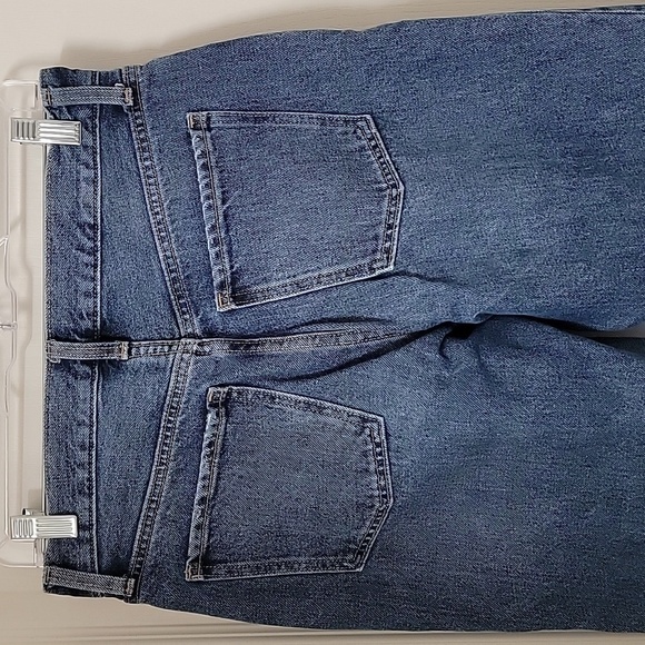 Old Navy, Size 0, High Rise Slouchy Straight Jeans, Button Fly, EUC - Picture 12 of 12